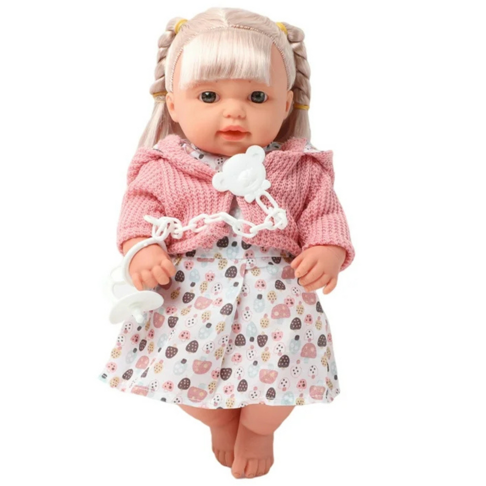 papusa-bebelus-rochita-pulover-roz-suzeta-sunete-30cm-Bebelul [4]