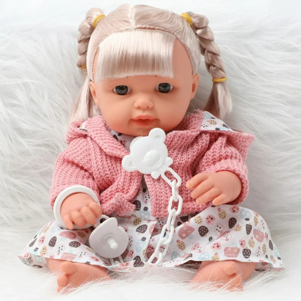papusa-bebelus-rochita-pulover-roz-suzeta-sunete-30cm-Bebelul [3]