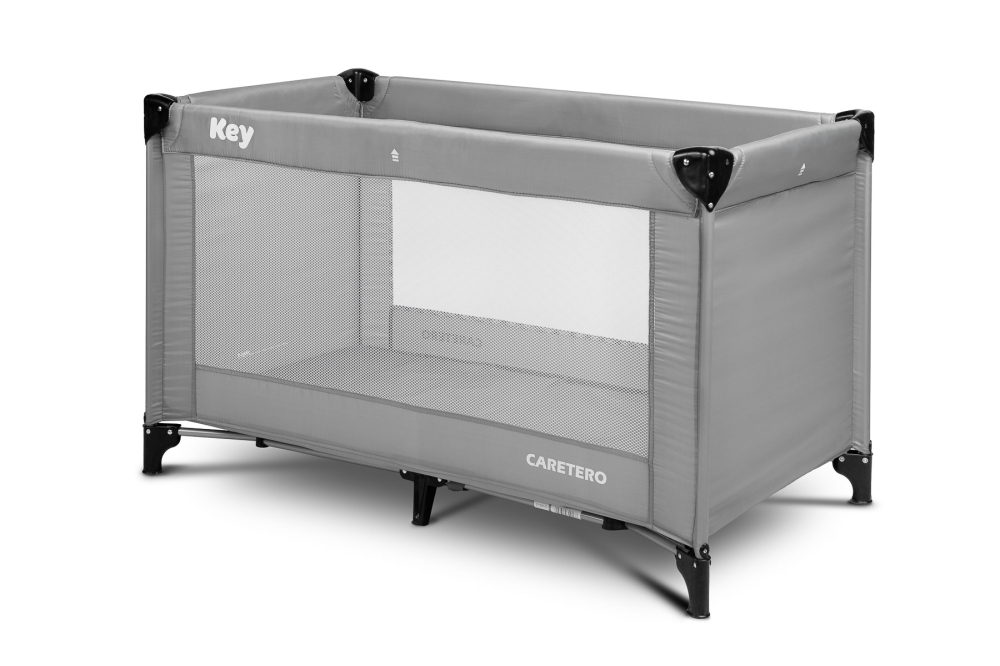 Patut De Calatorie KEY Grey cu Saltea si Geanta de Transport [2]