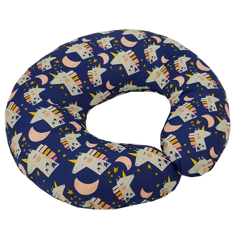 Perna pentru alaptare, 100% Bumbac, 60X60 cm, Appekids - Albastru [4]