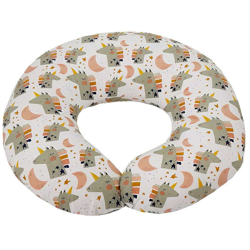 Perna pentru alaptare, 100% Bumbac, 60X60 cm, Appekids - ROZ [4]