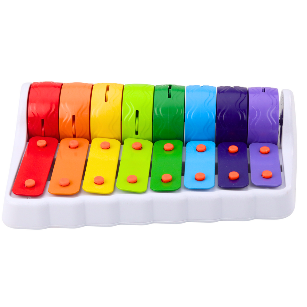 Pian Rock N Roller instrument muzical copii cu cinele roti rotative colorat [2]