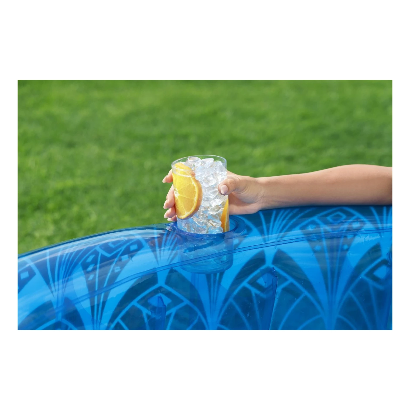 Piscină Gonflabilă Bohemian Blue™ Bestway – 168 cm, 401L, Design Boho [5]