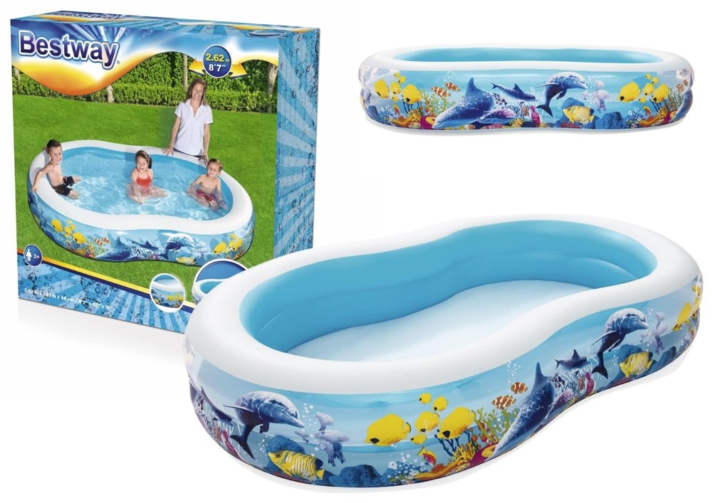 Piscina gonflabila tip ocean 262 x 157 x 46 cm Bestway 54118 [2]