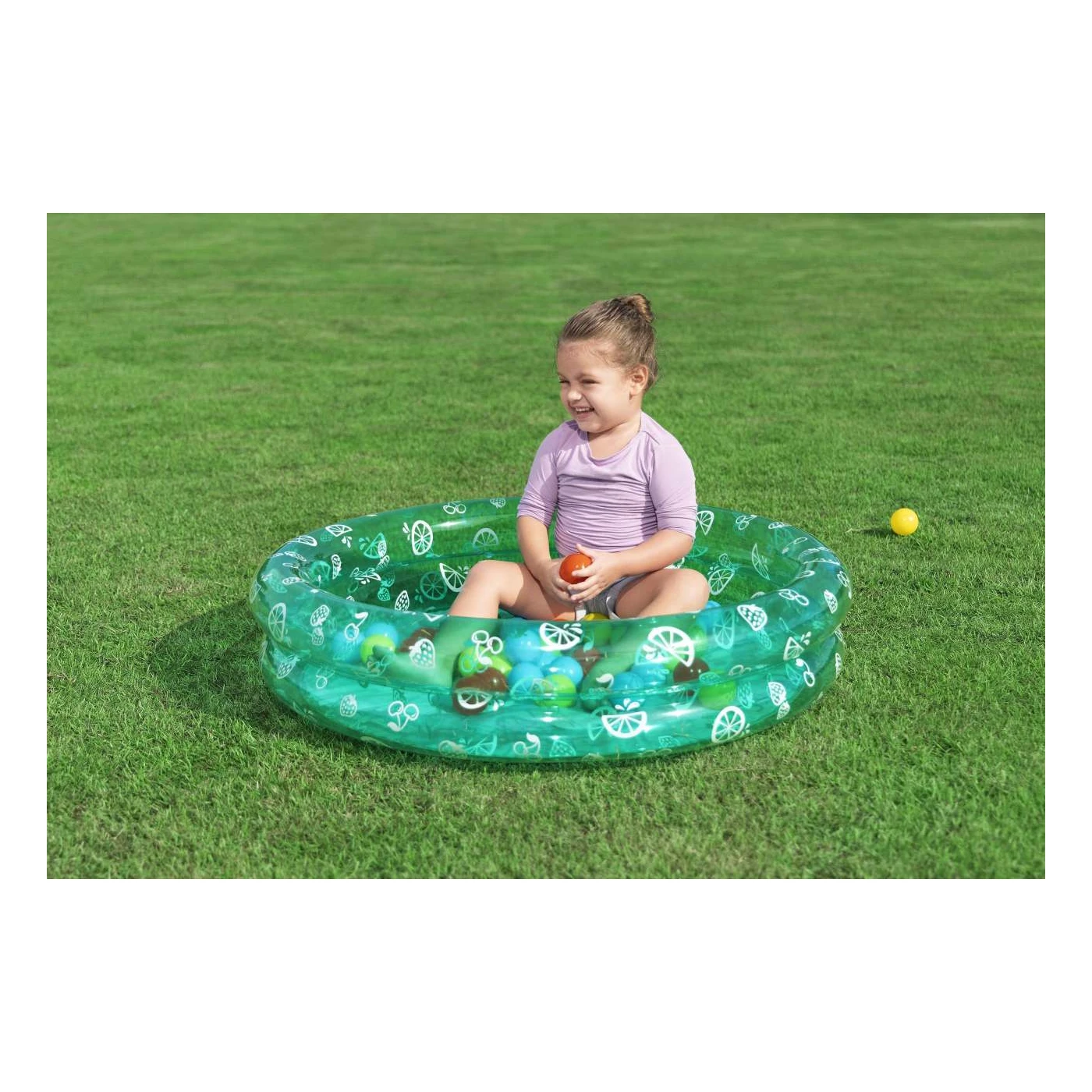 Piscină gonflabilă 2 în 1 Bestway cu bile colorate pentru copii mici [6]