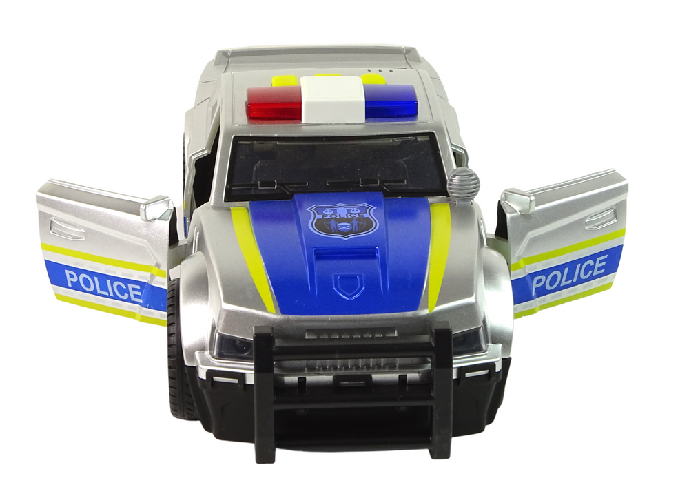 Police Car 1:14 Silver cu Lumini si Sunete [4]