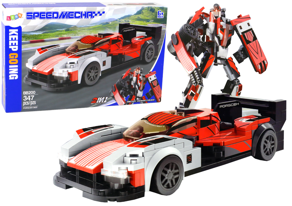 set-constructie-robot-masina-sport-porsche-963-347-piese-6ani-Bebelul [1]