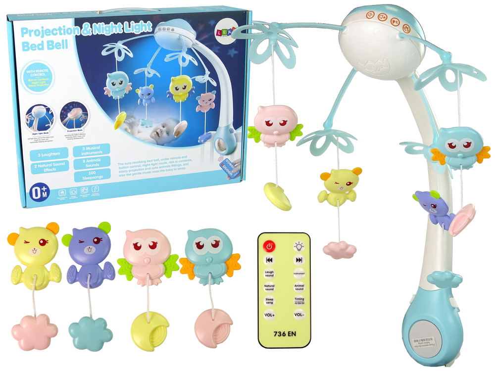 carusel-patut-proiectie-telecomanda-sunete-animale-albastru-Bebelul [1]