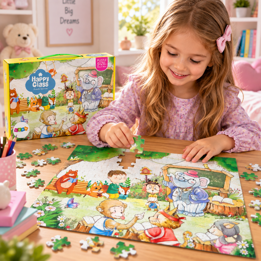 puzzle-copii-scoala-animalelor-100-piese-educativ-Bebelul [5]