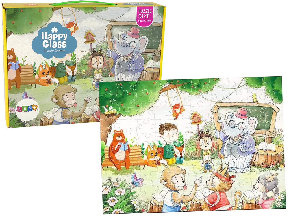 puzzle-copii-scoala-animalelor-100-piese-educativ-Bebelul [1]