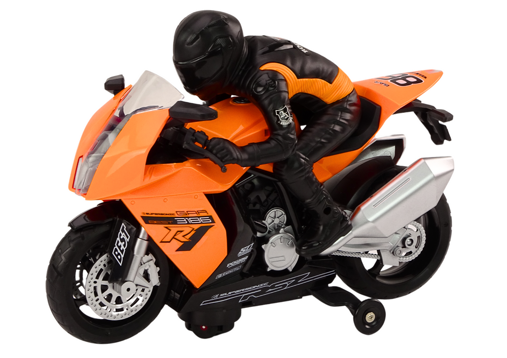 motocicleta-portocalie-pilot-lumini-sunete-senzor-obstacole-Bebelul [2]