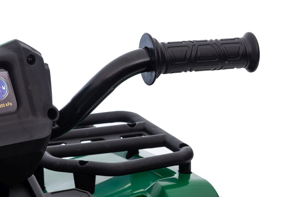 Quad Electric JC915 Verde, Baterie 12V, Roti Plastic, Lumini, Sunete, MP3, USB, 3 ani+ [22]