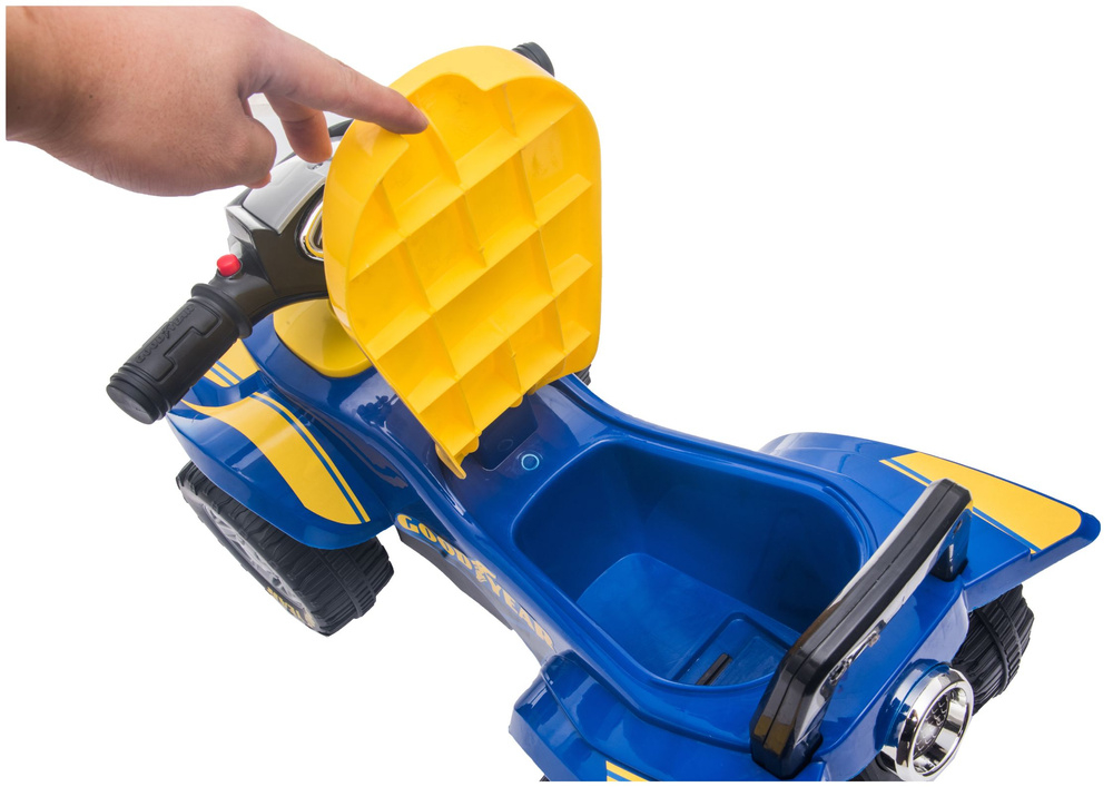 Quad pentru copii Ride-On 551-G cu lumini si sunete, albastru [8]