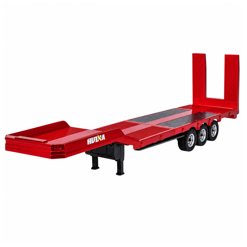 Remorca platforma pentru Scania 770S Huina Rosu 1:18, 8 ani+ [2]