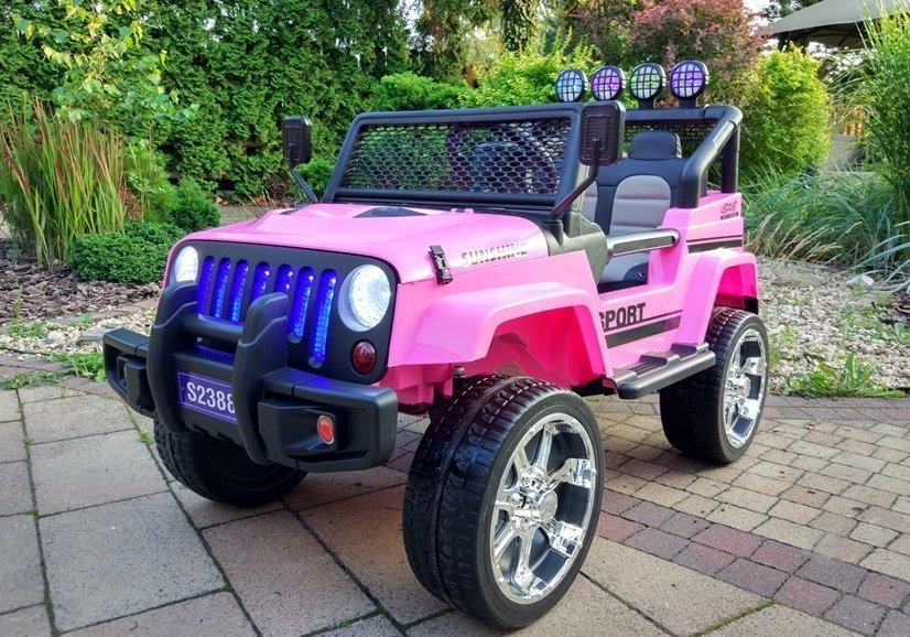 Jeep S2388 Pink, Mașinuță electrică 4x4, Roz [3]