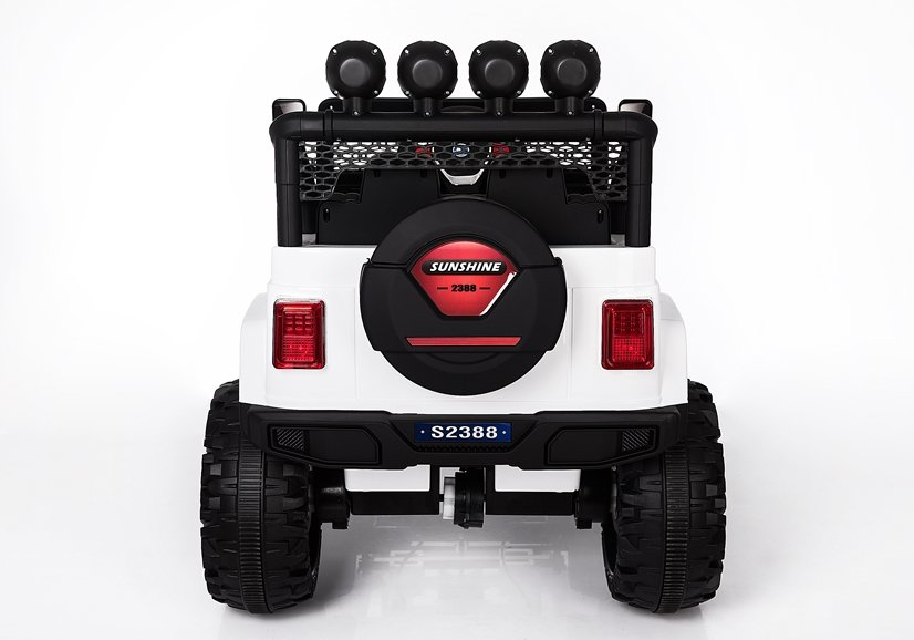 Jeep S2388 White, Mașinuță electrică 4x4, Alb [5]
