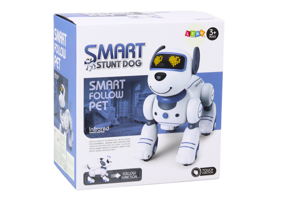 Robot cu telecomanda Caine interactiv Robo-dog dansator, albastru, 3 ani+ [4]