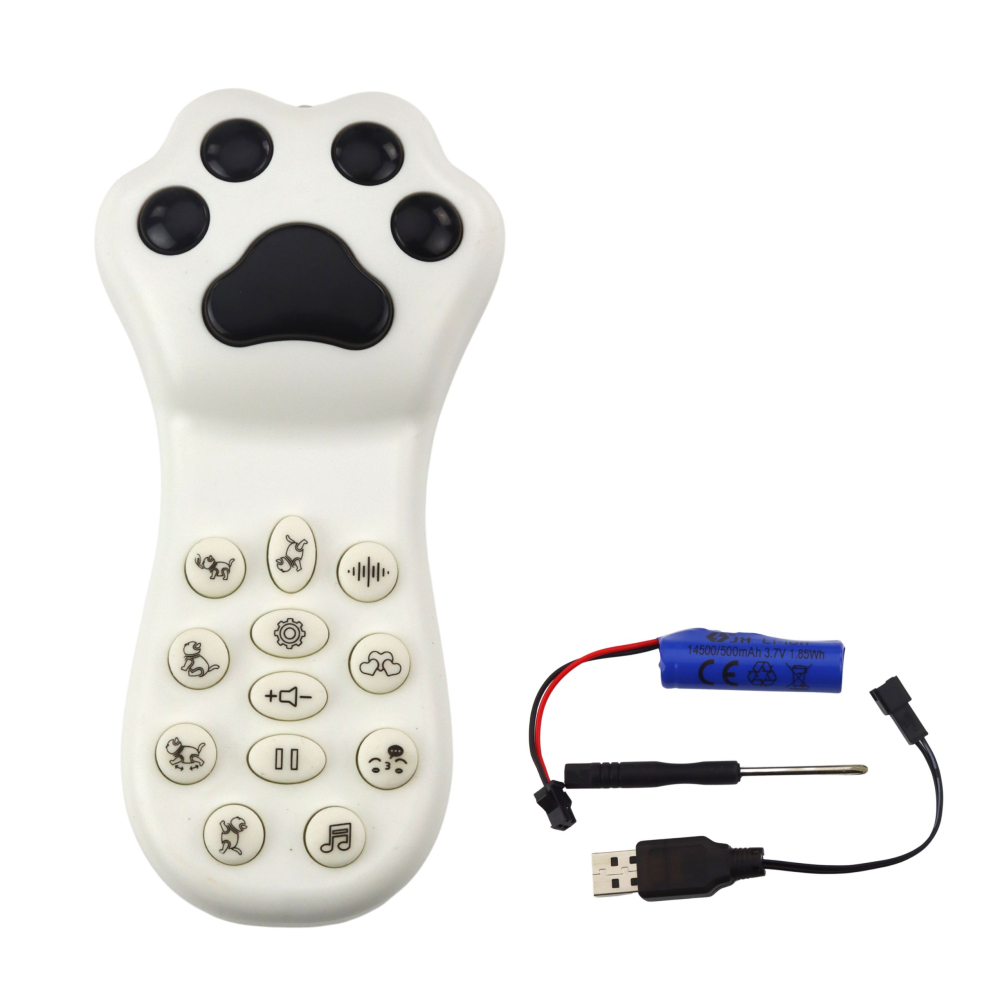 Robot cu telecomanda Pisicuta interactiva Gri cu lumini si sunete, 3 ani+ [3]