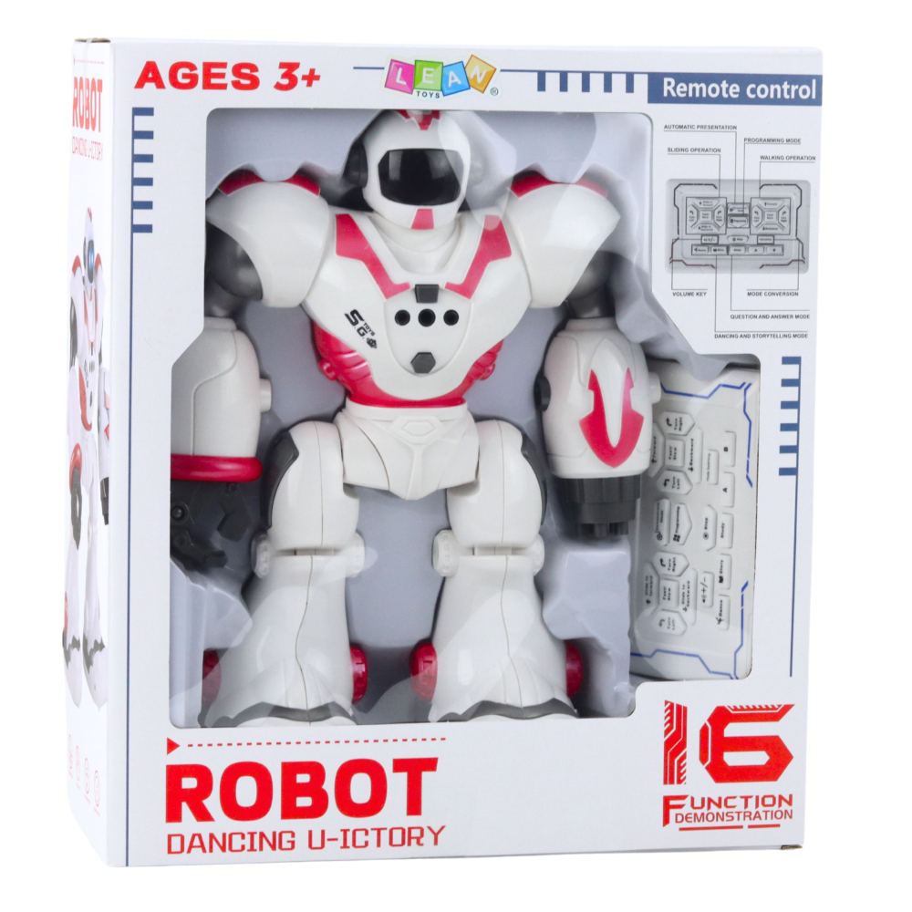 Robot cu telecomanda U Ictory Interactiv 16 Functii Roz [7]
