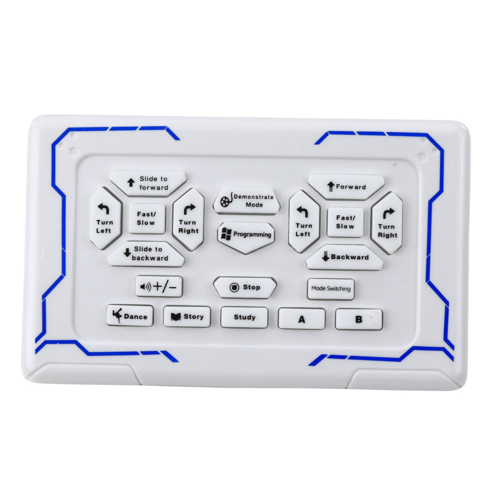 Robot interactiv telecomandat RC 16 functii lumini sunete albastru [3]