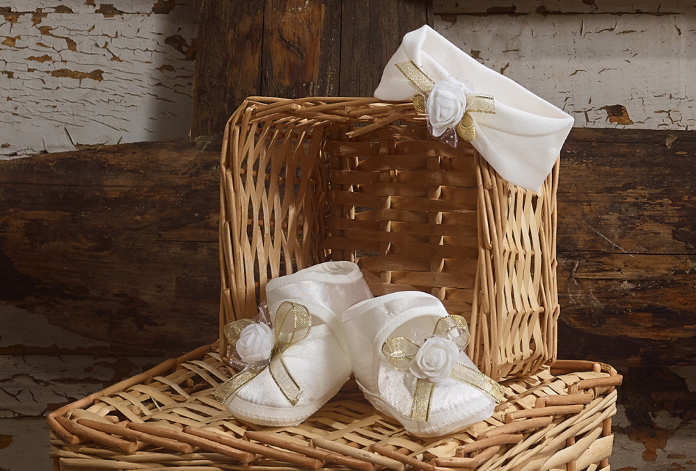 Rochie fetite eleganta 4 piese alb Babylia [3]