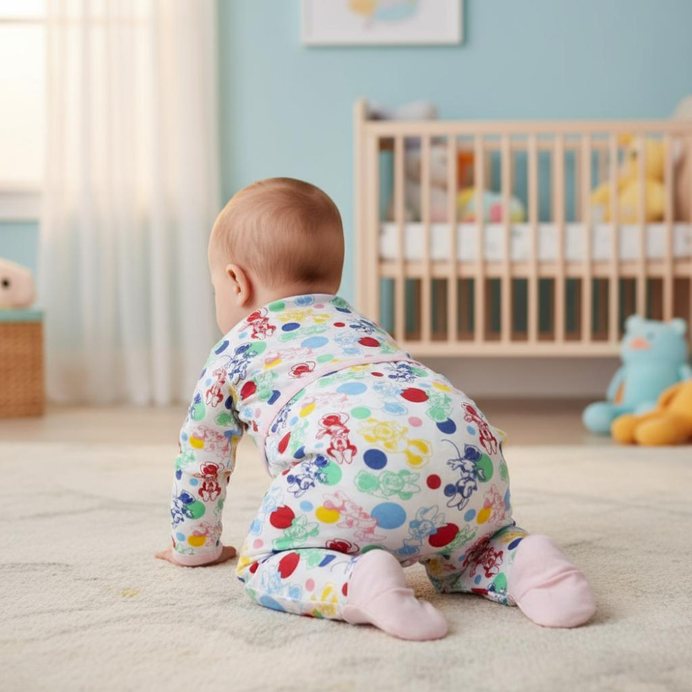 Salopeta Body Minnie Mouse din bumbac MULTICOLOR [5]