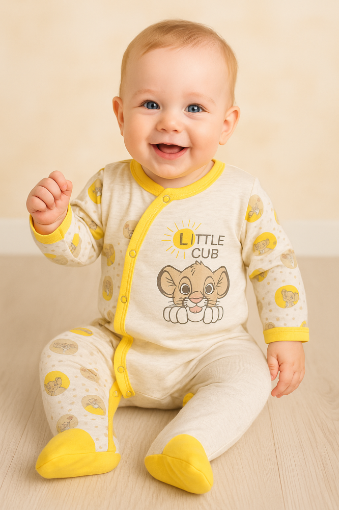 Salopetă Disney The Lion King – 100% Bumbac, Imprimeu Leu [1]