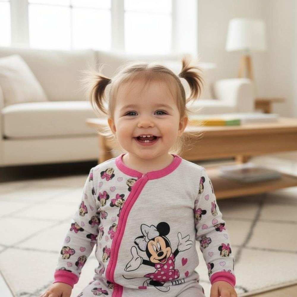 Salopetă Minnie Mouse din Bumbac - Disney [2]