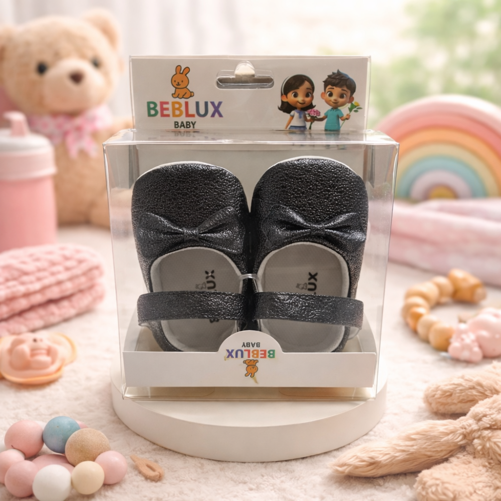 Sandale fetite BEBLUX negru glitter funda [3]