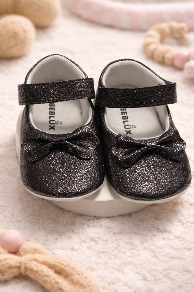 Sandale fetite BEBLUX negru glitter funda [2]