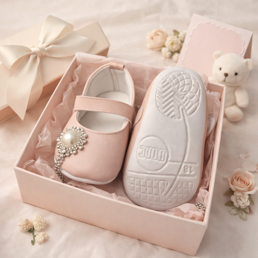 Sandale fetite BOAC roz cu piatra [2]