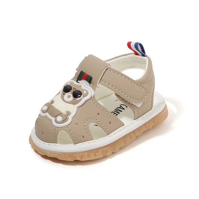 Sandalute crem cu piuitoare - Cool bear [6]