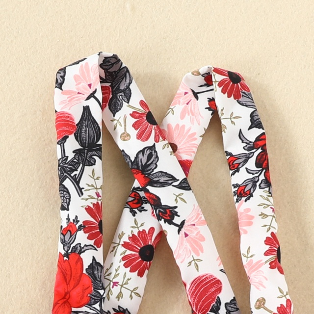 Sarafan cu body visiniu - Little flowers [7]