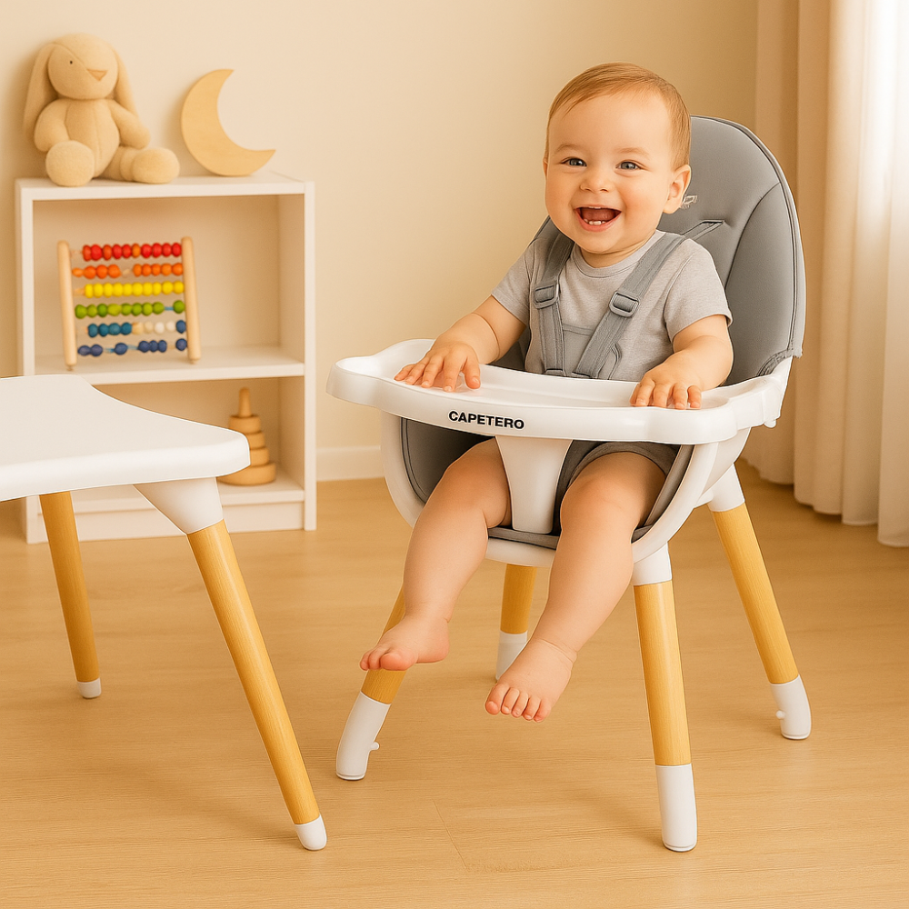 Scaun înalt transformabil copii Caretero Tuva 2 în 1 - Bebelul [4]