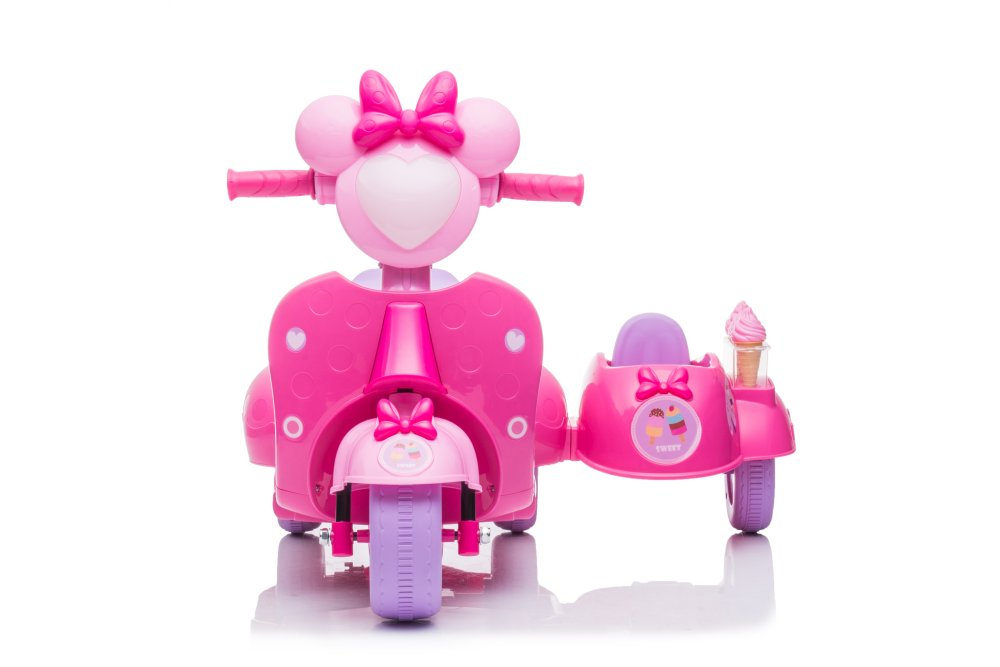 Tricicletă Electrică Scooter Ice Cream Shop JT5258 Pink [3]