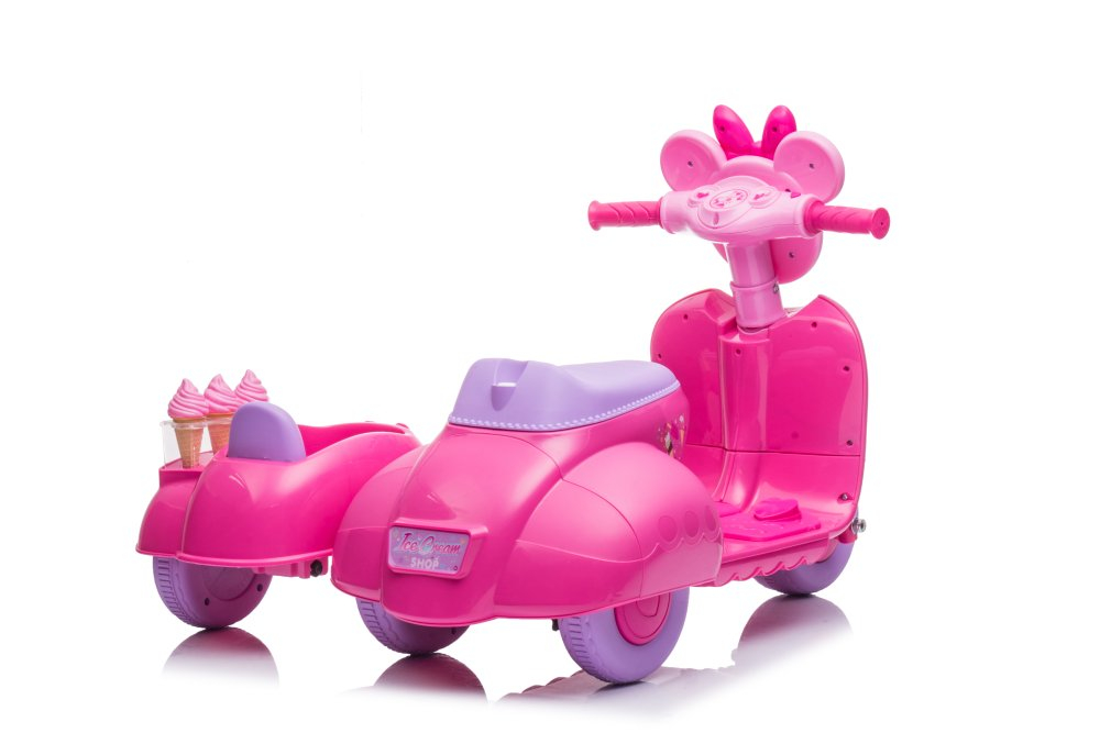 Tricicletă Electrică Scooter Ice Cream Shop JT5258 Pink [6]