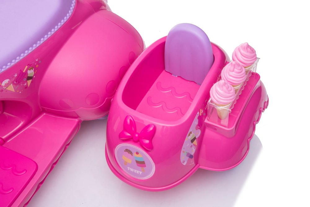 Tricicletă Electrică Scooter Ice Cream Shop JT5258 Pink [8]