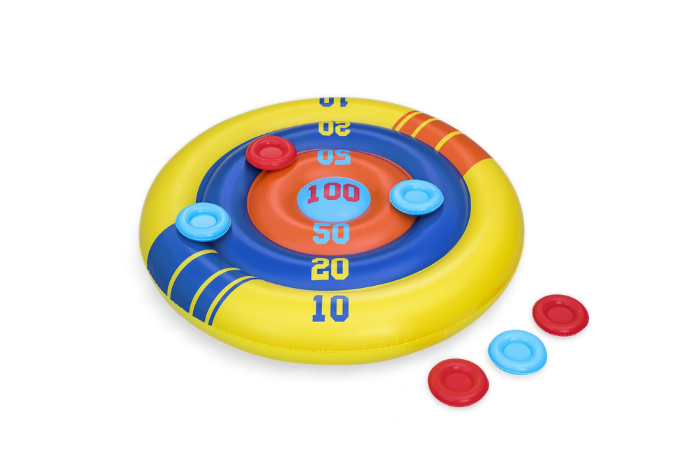 Scut gonflabil cu frisbee 140 cm Bestway 52566 pentru joaca in piscina [4]