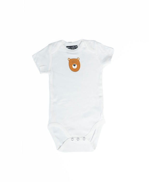 Set Cadou Nou-Născut 4 Piese – Bumbac 100% Moale, Imprimeu Ursuleț [3]