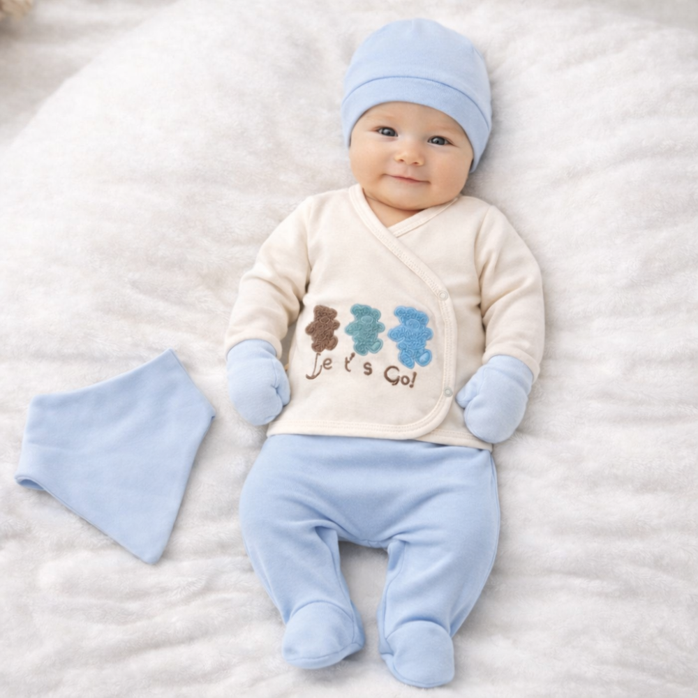 Set 5 piese nou nascuti baieti NZ Serde [3]