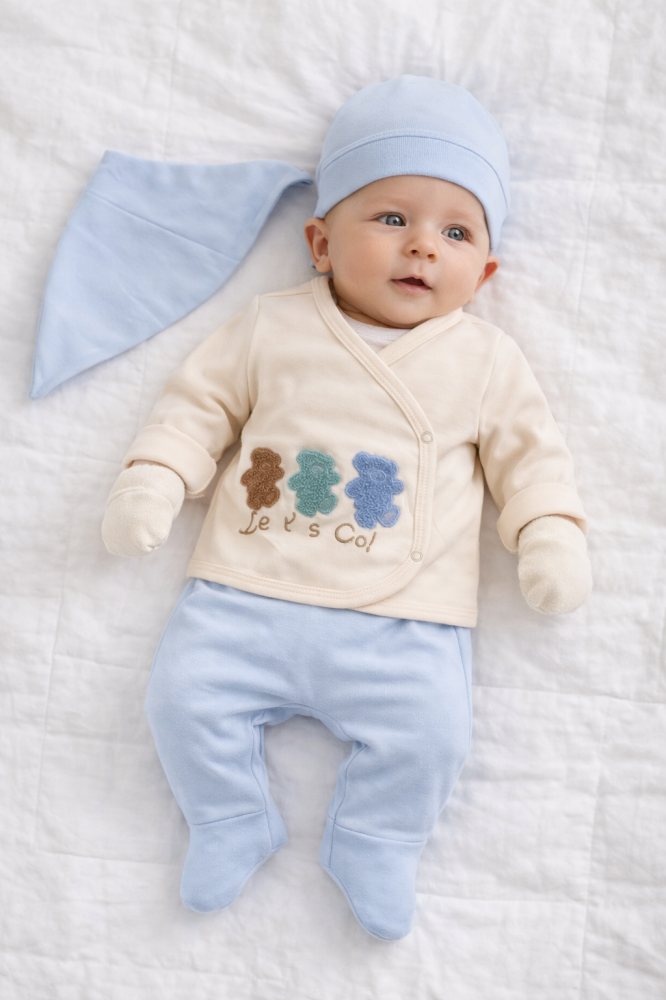 Set 5 piese nou nascuti baieti NZ Serde [4]