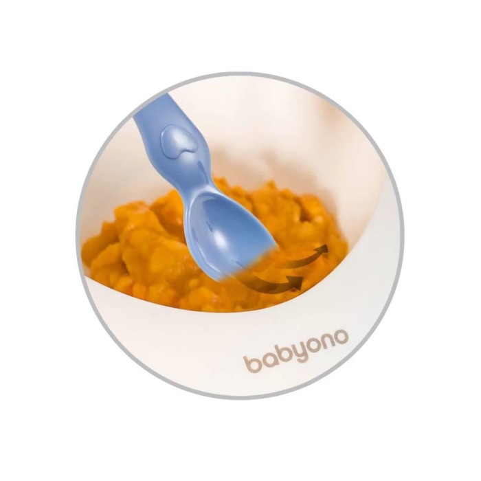 Set Bol cu Ventuză și Lingura BabyOno, 230 ml, 6 Luni+ [15]