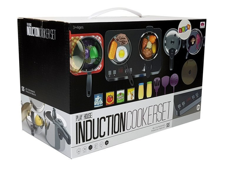 Set Bucatarie din Otel Inoxidabil cu Plita Inductie si 32 de Elemente [11]