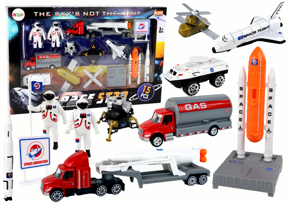 Set de figurine cu rachete de camion spațial 15 buc. [1]