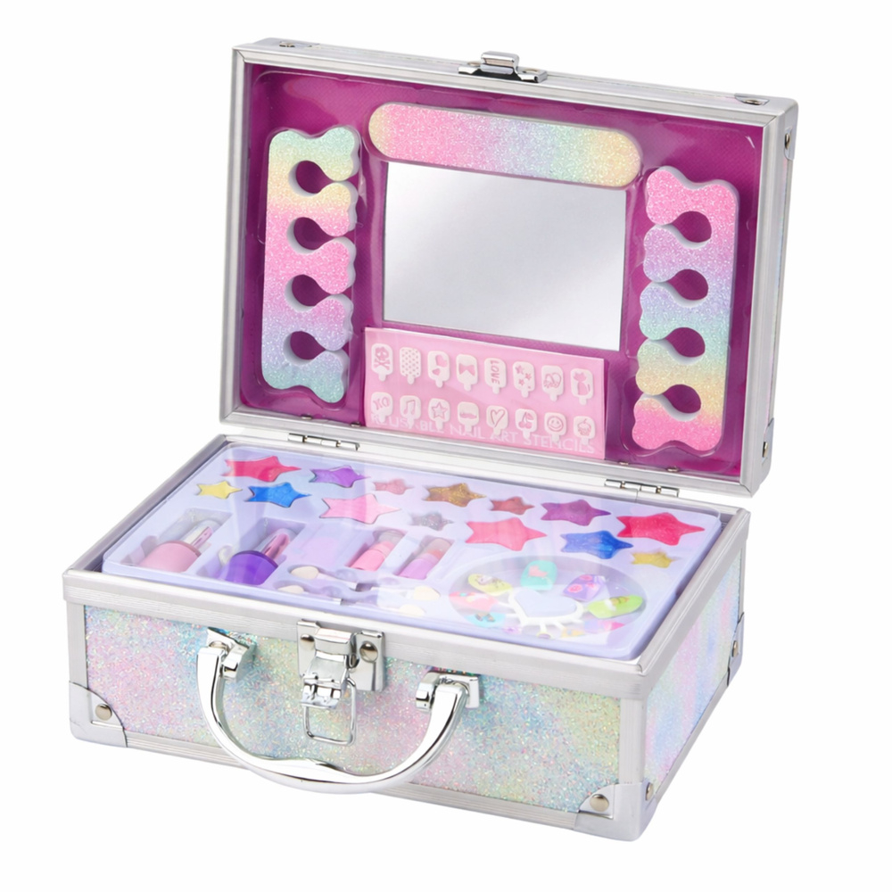 Set cosmetice machiaj si unghii cu sclipici sirena [7]