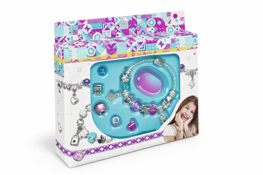 Set Creativ bratara cu 18 charmuri pentru fetite [2]