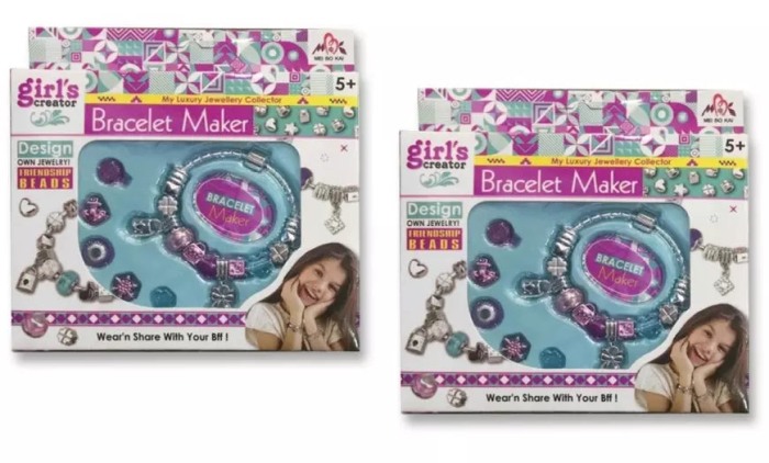 Set Creativ bratara cu 18 charmuri pentru fetite [5]