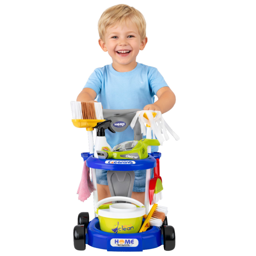 Set curatenie copii carucior aspirator interactiv accesorii [3]