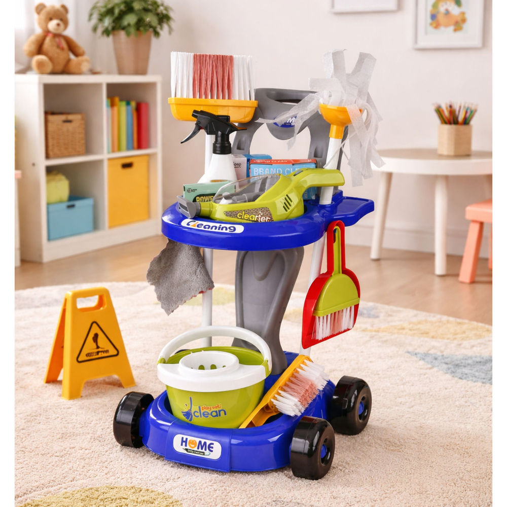 Set curatenie copii carucior aspirator interactiv accesorii [4]