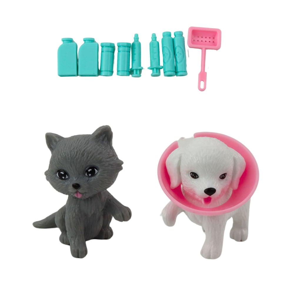 Set de accesorii pentru tratament pentru câini și pisici mini-păpușă veterinară [4]